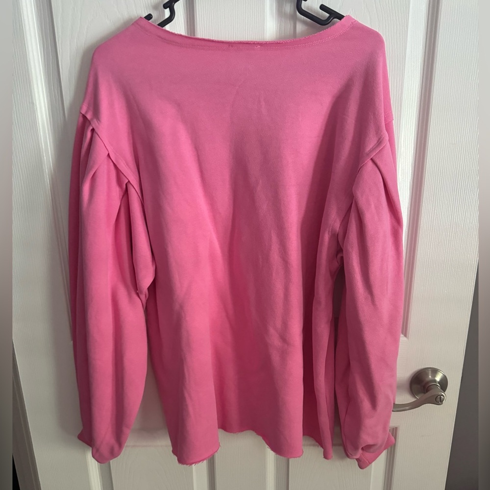 Pink Sweatshirt Pullover - Picture 2 of 3